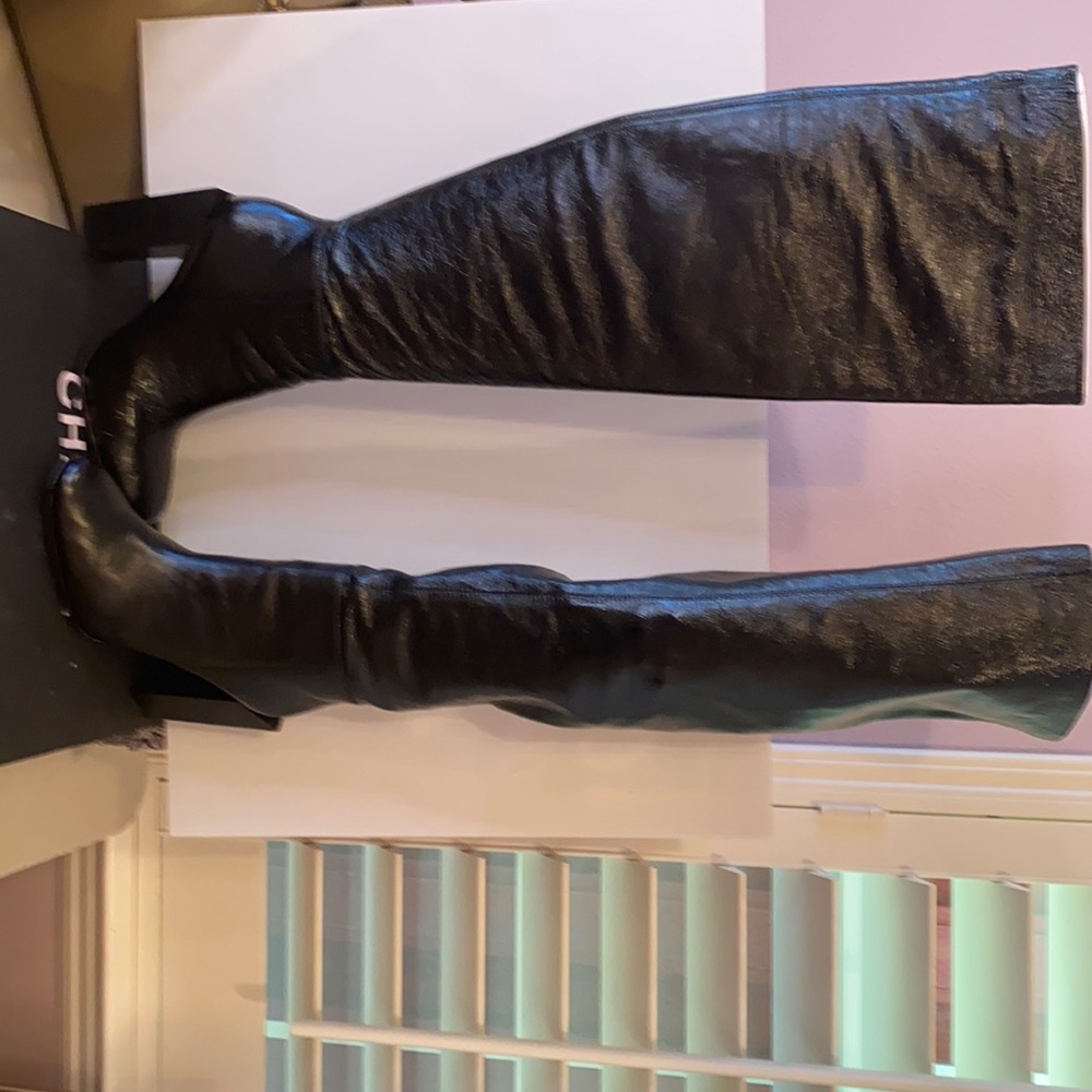 Bcbgmaxazria Over Knee Leather Boot